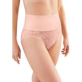 Plus Size Women's Tame Your Tummy Brief by Maidenform in Pink Pirouette (Size M)