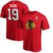 Men's Fanatics Branded Jonathan Toews Red Chicago Blackhawks Name & Number T-Shirt
