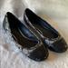 Coach Shoes | Coach Flats | Color: Black/Silver | Size: 9.5