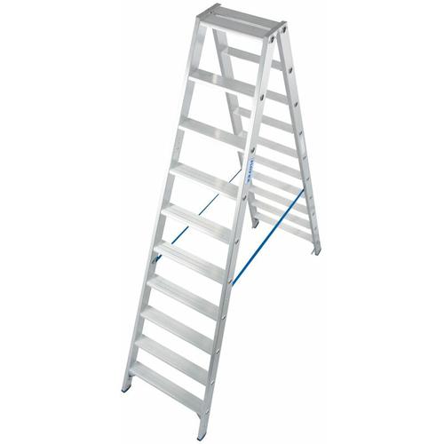 Stabilo Stufen-DoppelLeiter 2×10 Stufen – Krause