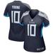 Women's Nike Vince Young Navy Tennessee Titans Game Retired Player Jersey