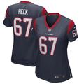Women's Nike Charlie Heck Navy Houston Texans Game Jersey