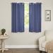 Darby Home Co Fenoglio Solid Blackout Thermal Grommet Single Curtain Panel Polyester in Green/White/Blue | 36 H in | Wayfair