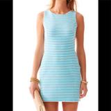 Lilly Pulitzer Dresses | Lilly Pulitzer Whiting Cutout Shift Dress, Xs | Color: Blue/White | Size: Xs