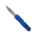 Cobra Tec Knives FS-X Folding Small Knife 2.50 D2 Steel Drop Point Aluminum Blue SBLUFSXSDNS