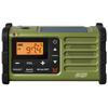 Sangean AM / FM / Weather / Handcrank / Solar / Emergency Alert Radio Green-Black SG-112