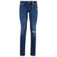 Mavi Damen Lindy Jeans, mid Ripped Blue Denim, 26W / 28L