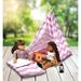 Badger Basket Camping Adventures Doll Tent Set w/ Accessories in Indigo | 28 H x 20 W x 20 D in | Wayfair 12028