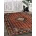 Brown/Orange 120 x 96 W in Indoor Area Rug - Bloomsbury Market Zaffelare Traditional Brown/Beige/Orange Area Rug Polyester/Wool | Wayfair