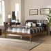 Corrigan Studio® Baggs Platform Bed Upholstered/Polyester in Brown | 38.4 H x 59.1 W x 77.4 D in | Wayfair 467DA61849F148F1B02CA8D7750DBBEB