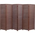 Bayou Breeze Akridge 71" H Solid Wood Folding Room Divider Wood in Brown | 71 H x 108 W x 1 D in | Wayfair AE016CA7CFD1478BA6CD8FD4E34B1F08