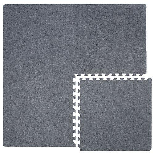 Puzzlematte Farbe grau Teppich