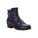 Extra Wide Width Women's Roxie Bootie by Propet in Navy (Size 9 WW)