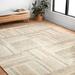 Brown/Gray 93 x 0.37 in Area Rug - George Oliver Manon Handmade Tufted Wool Beige Rug Wool | 93 W x 0.37 D in | Wayfair