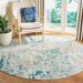 Blue/Orange 79 x 0.31 in Indoor Area Rug - Trent Austin Design® Riccio Abstract Blue/Beige/Orange Area Rug | 79 W x 0.31 D in | Wayfair