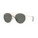 Ray-Ban RB3647N Round Double Bridge Sunglasses Gold Frame Green Lenses 001-51