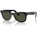 Ray-Ban RB2140 Original Wayfarer Sunglasses Black Crystal Green Frame 50mm Lens 901-5022