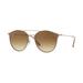 Ray-Ban RB3546 Sunglasses 907151-49 - Copper Top On Beige Frame Clear Gradient Brown Lenses