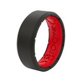 Groove Life Men's EDGE Ring Silicone, Black/Red SKU - 336081