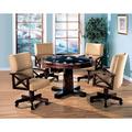 CDecor Home Furnishings Monaco 2 48" Multi Game Table Wood in Brown | 30 H x 48 W in | Wayfair 635089