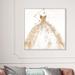 Art Remedy Night for Star Dress II - Painting Print on Canvas in White | 30 H x 30 W x 1.5 D in | Wayfair 24000_30x30_CANV_PSGLD