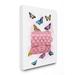 Stupell Industries Colorful Butterflies & Fashion Clutch by Ziwei Li - Graphic Art Print Canvas | 20 H x 16 W x 1.5 D in | Wayfair ab-227_cn_16x20