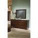 Latitude Run® Avamonroe 6 Drawer 64" W Solid Wood Double Dresser Wood in Brown | 32.5 H x 64 W x 16.25 D in | Wayfair