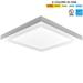 Luxrite 1' x 1' Selectable CCT Dimmable LED Panel Flush Mount Light in White | 11.92 H x 11.92 W x 1.1 D in | Wayfair LR24025-1PK