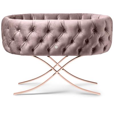 Aristot Bassinet - Velvet Button Dusty Rose