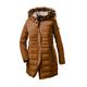 STOY Damen WMN Quilted PRK A Parka In Daunenoptik Mit Abzippbarer Kapuze, Dark Curry, 46