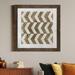 Latitude Run® Driftwood Geometry III - Picture Frame Graphic Art Print on Paper in Brown | 27.5 H x 27.5 W x 1.5 D in | Wayfair
