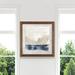 Orren Ellis Fog on the Horizon II - Picture Frame Painting Print on Paper in Blue | 27.5 H x 27.5 W x 1.5 D in | Wayfair