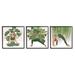 Bayou Breeze Yoga Poses by Grace Popp - 3 Piece Graphic Art Print Set Wood in Brown | 12 H x 12 W x 1.5 D in | Wayfair