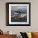 Mercer41 Mountains in the Mist III - Picture Frame Painting Print on Paper Metal in Gray | 32 H x 32 W in | Wayfair