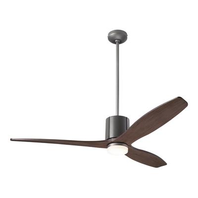 Modern Fan Company Leatherluxe 54 Inch Ceiling Fan with Light Kit - LLX-GTGY-54-MG-271-WC