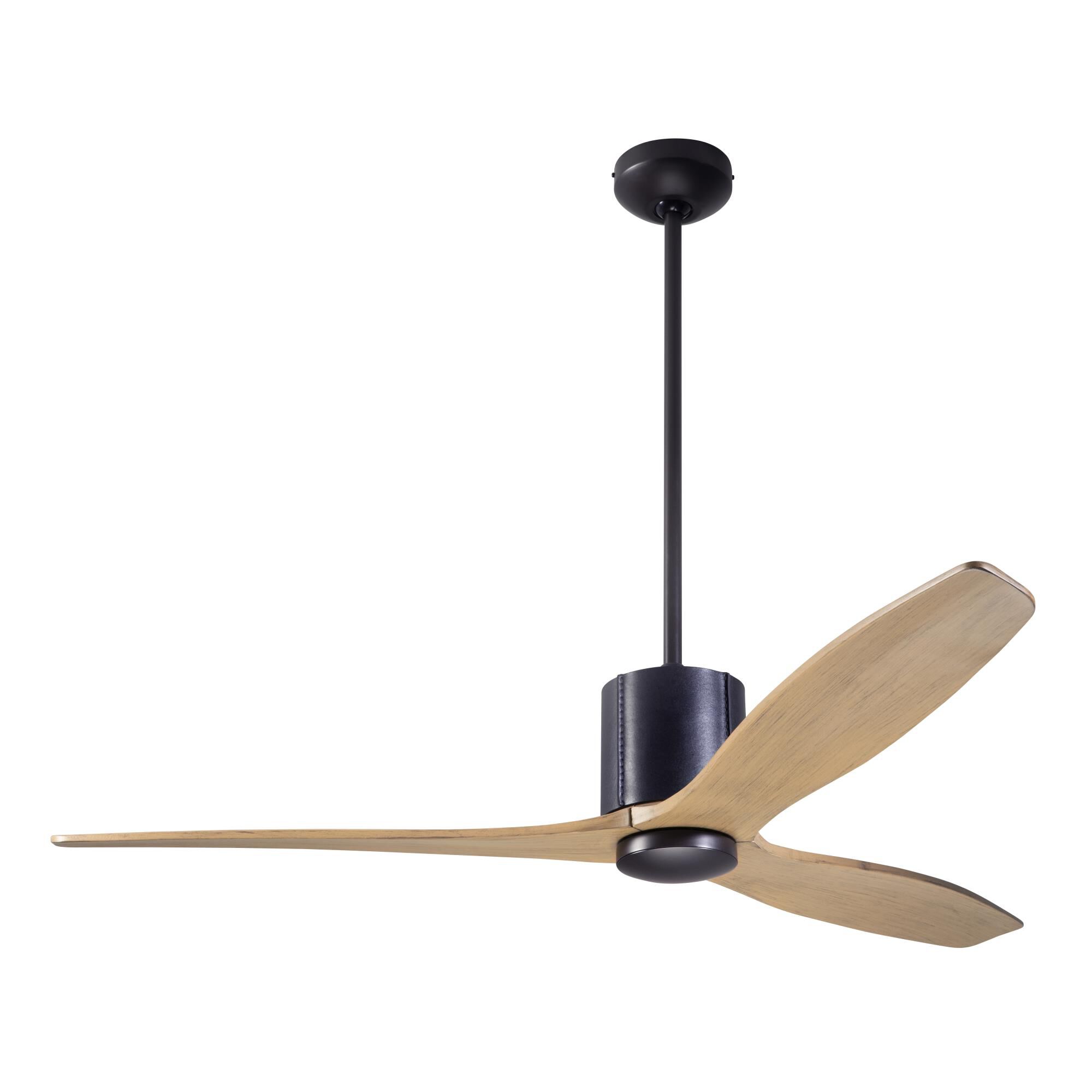 Modern Fan Company Leatherluxe 54 Inch Ceiling Fan - LLX-DBBK-54-MP-NL-RC