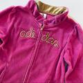 Adidas Jackets & Coats | Adidas Girls Pink And Gold Fleece Jacket Sz 5 | Color: Gold/Pink | Size: 5g
