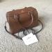 Coach Bags | Coach Brown Leather Mini Satchel / Crossbody Bag | Color: Brown/Tan | Size: Os