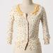 Anthropologie Sweaters | Anthropologie Girls Savoy Cardigan Button Sweater | Color: Cream/Yellow | Size: Xs