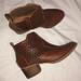 Anthropologie Shoes | Anthropologie Klub Nico Cut Out Booties | Color: Brown | Size: 6