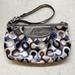 Coach Bags | Coach Silver/Navy/Ivory Sequin Wristlet | Color: Gray/Silver | Size: Os