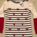 Disney Dresses | Disney Gapkids Girl’s Mickey Head Sweater Dress | Color: Cream/Red | Size: Girls Xl (12)