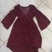 American Eagle Outfitters Dresses | Burgundy Flowy Dress | Color: Red | Size: Xxs
