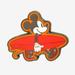 Disney Accessories | Disney Mickey Mouse Surfboard Enamel Pin | Color: Orange/Red | Size: Os