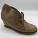 J. Crew Shoes | J.Crew Macalister Tan Wedge Suede Booties | Color: Tan | Size: 6