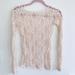 Free People Tops | Free People | Blush Pink Laced Long Sleeve Top | Color: Pink | Size: Xs