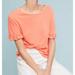 Anthropologie Tops | Anthropologie Sundry Coral Ruffle Sleeve Top | Color: Orange/Pink | Size: M