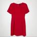 J. Crew Dresses | J Crew Red Fit & Flare Career Dress Size 4 | Color: Red | Size: 4