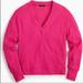 J. Crew Tops | J. Crew New M Faux Wrap Top Barbie Pink Crepe Pullover | Color: Pink/Red | Size: M