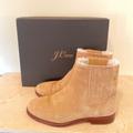 J. Crew Shoes | J.Crew Suede Bootie With Fur Lining. | Color: Tan | Size: 6